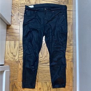 Gap Mid-Rise Black Skinny Jeans, 18R